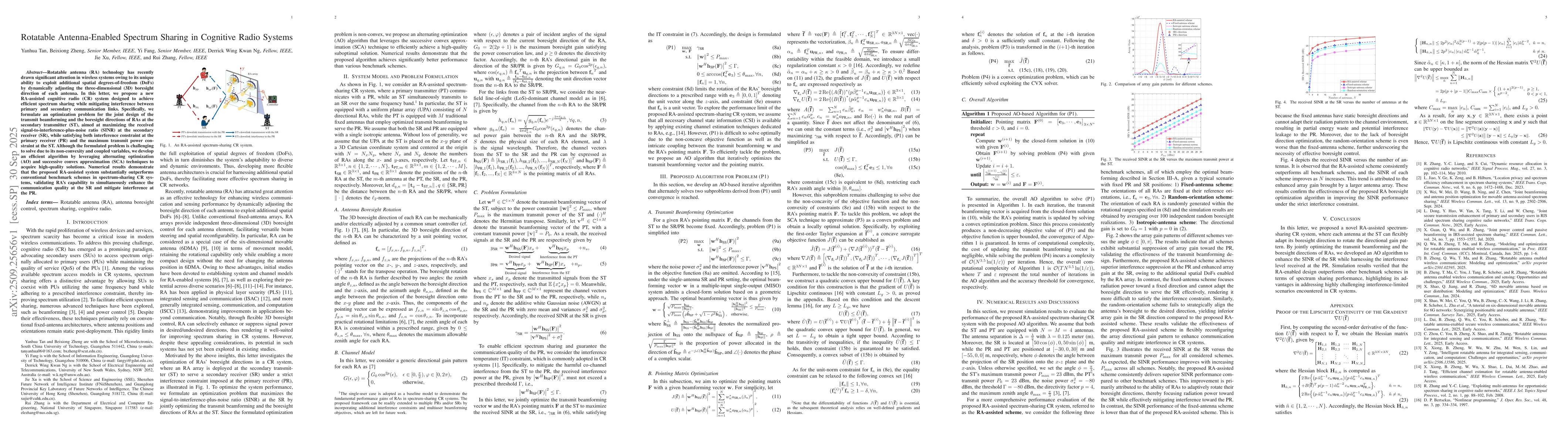 Thumbnail for Rotatable Antenna-Enabled Spectrum Sharing in Cognitive Radio Systems
