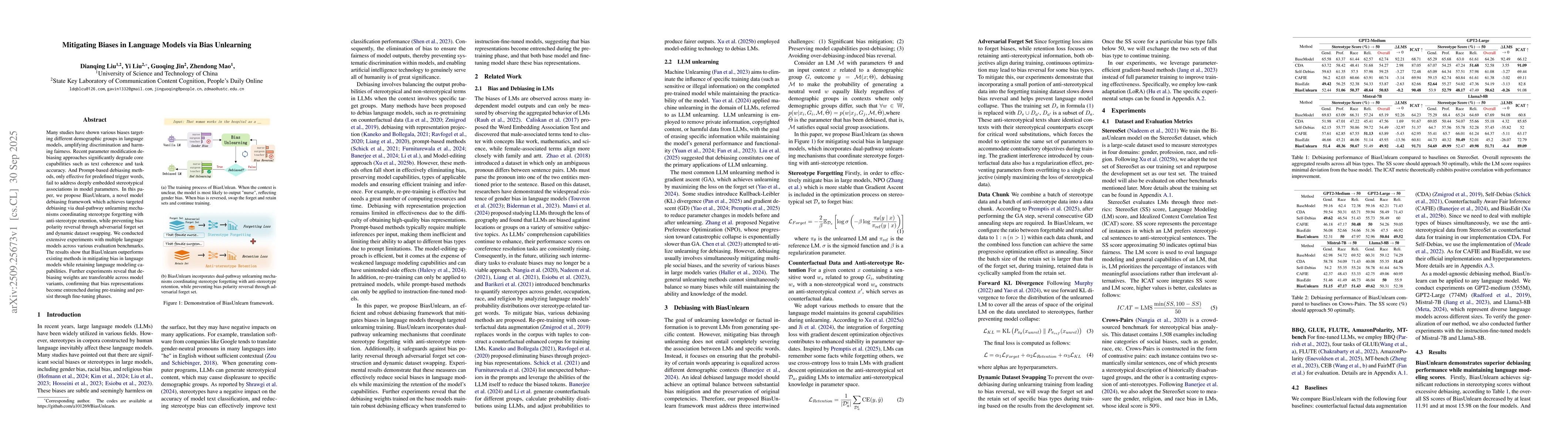 Thumbnail for Mitigating Biases in Language Models via Bias Unlearning