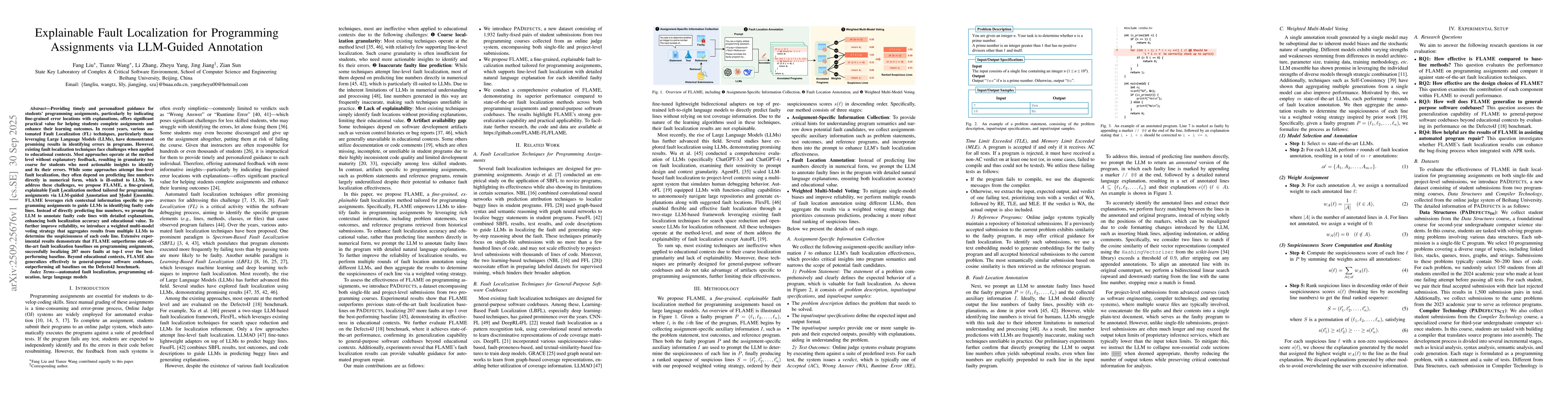 Thumbnail for Explainable Fault Localization for Programming Assignments via
  LLM-Guided Annotation