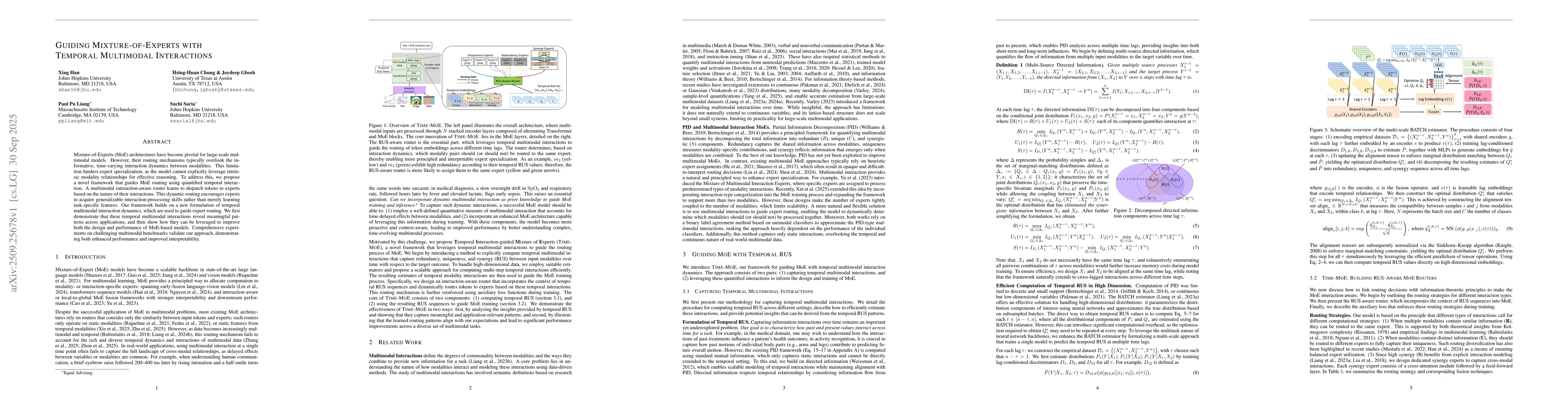 Thumbnail for Guiding Mixture-of-Experts with Temporal Multimodal Interactions