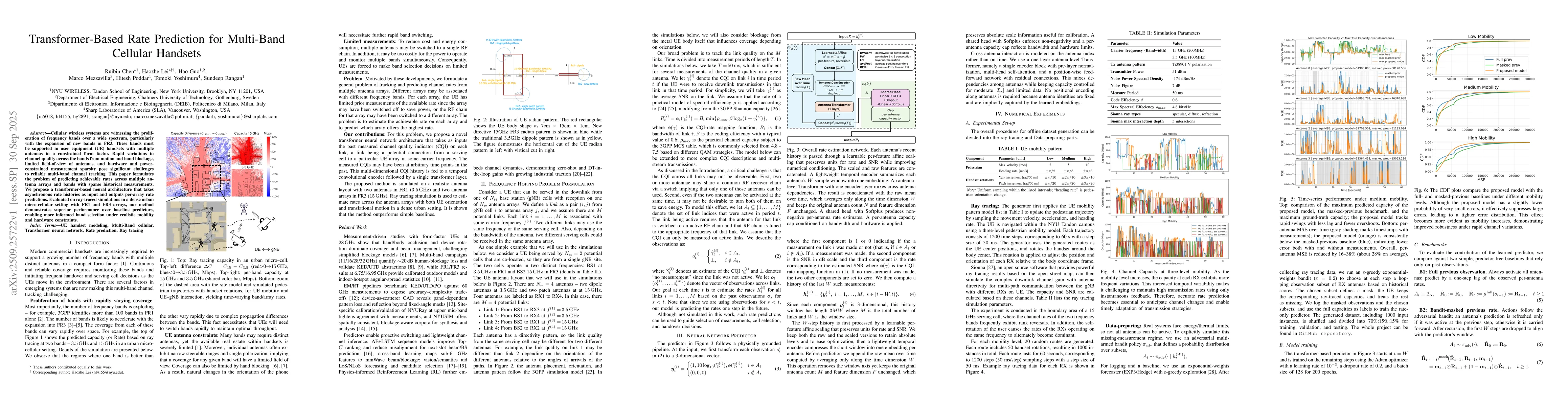 Thumbnail for Transformer-Based Rate Prediction for Multi-Band Cellular Handsets