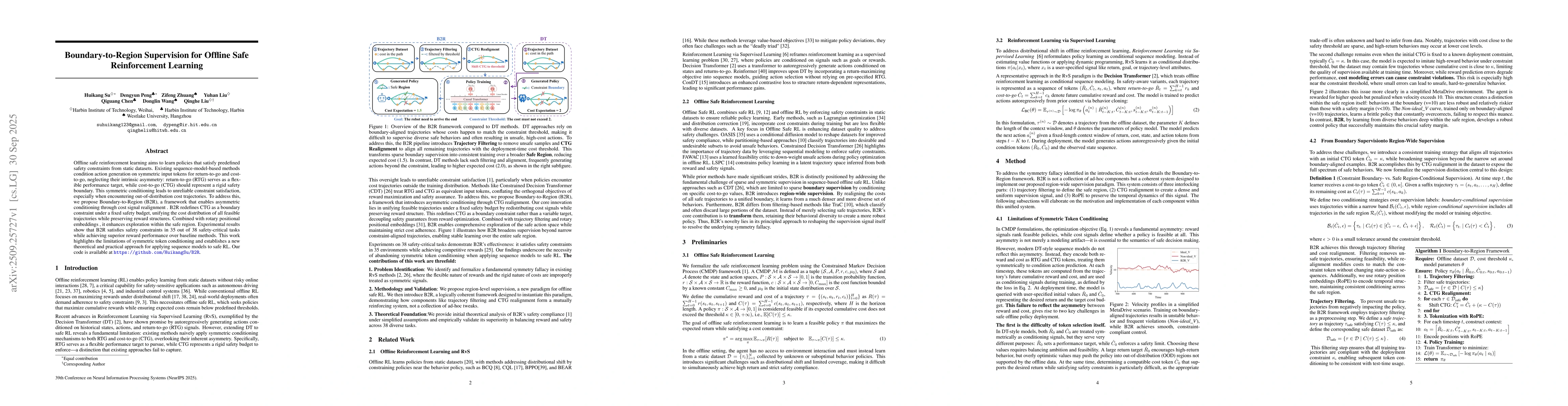 Thumbnail for Boundary-to-Region Supervision for Offline Safe Reinforcement Learning