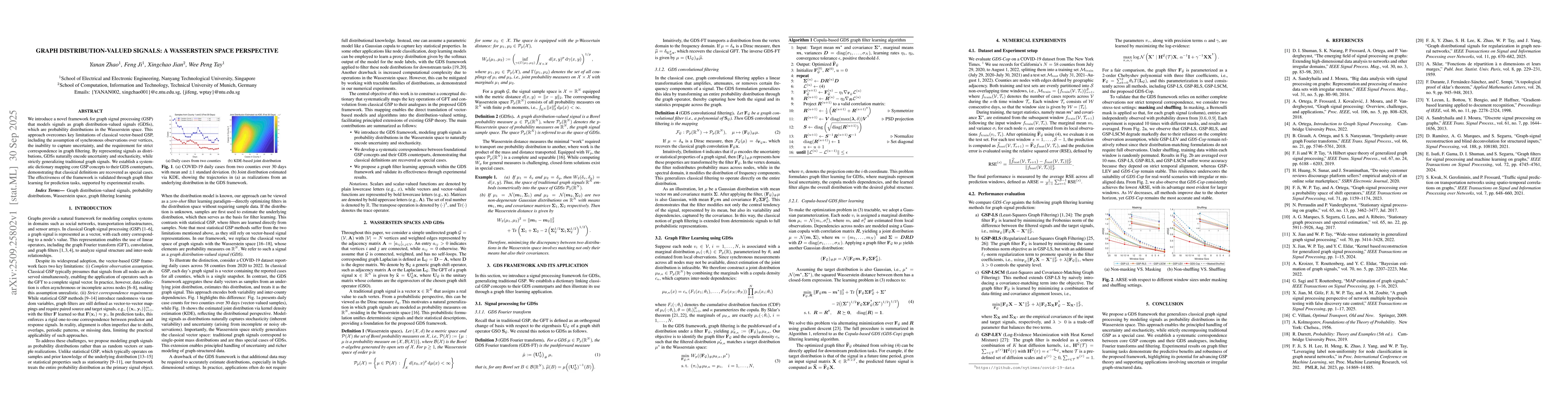 Thumbnail for Graph Distribution-valued Signals: A Wasserstein Space Perspective