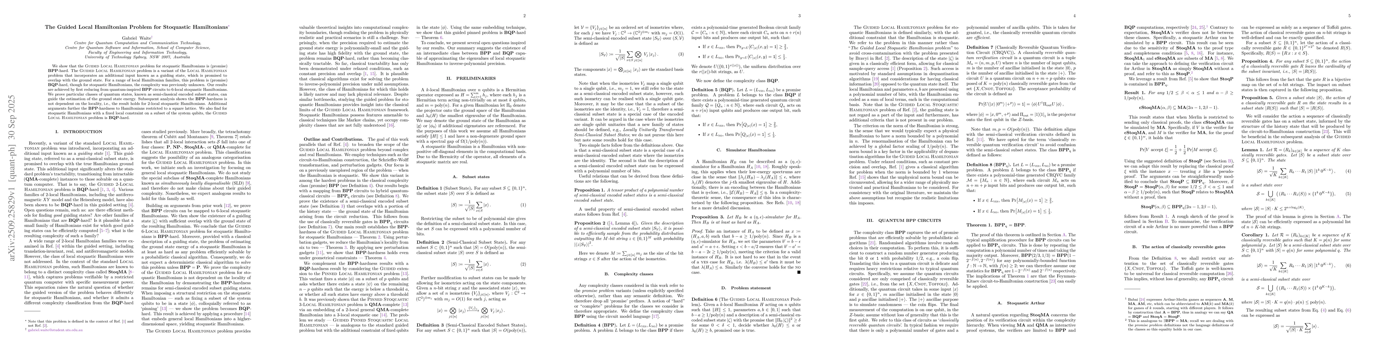 Thumbnail for The Guided Local Hamiltonian Problem for Stoquastic Hamiltonians