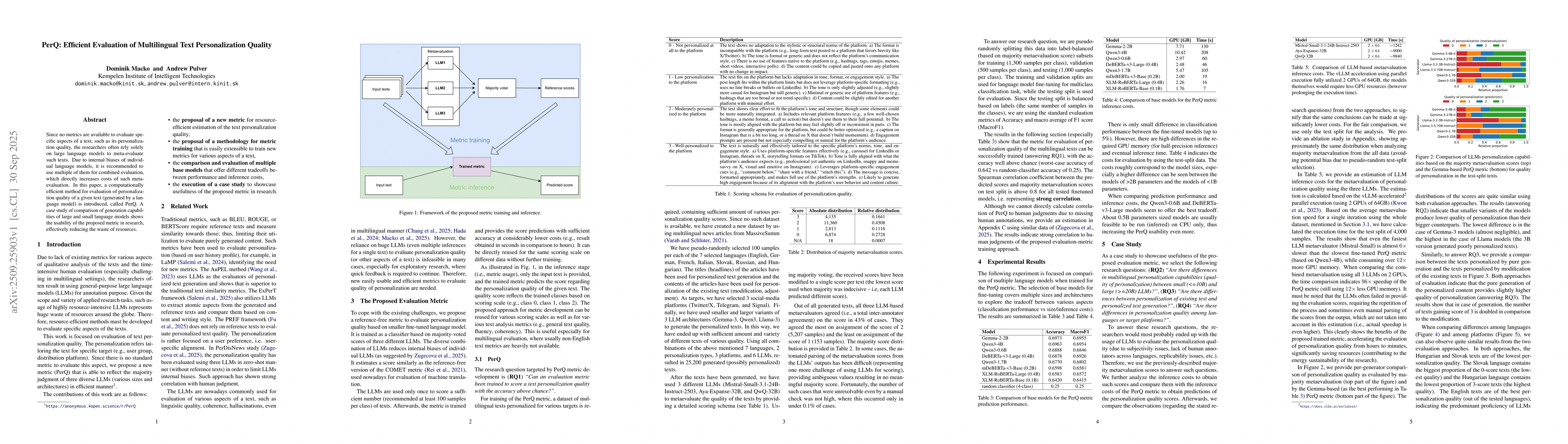 Thumbnail for PerQ: Efficient Evaluation of Multilingual Text Personalization Quality