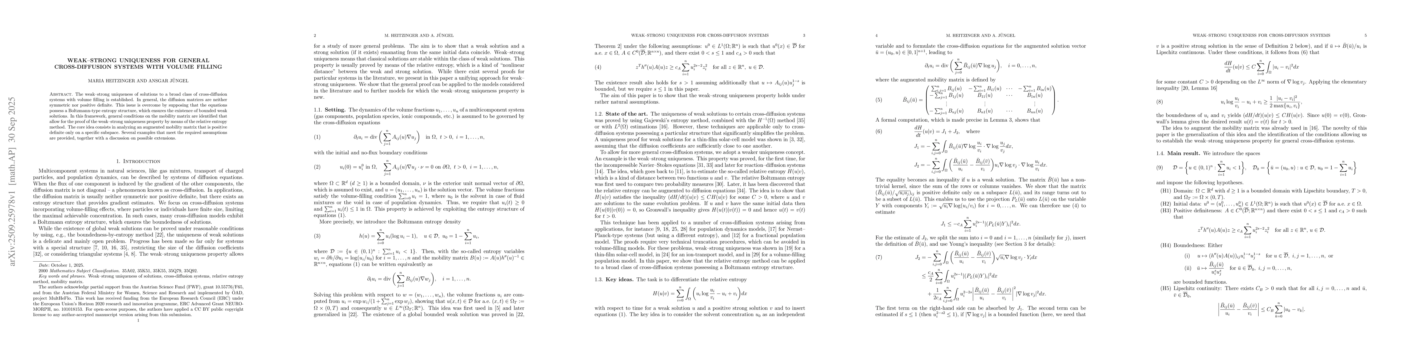 Thumbnail for Weak-strong uniqueness for general cross-diffusion systems with volume
  filling