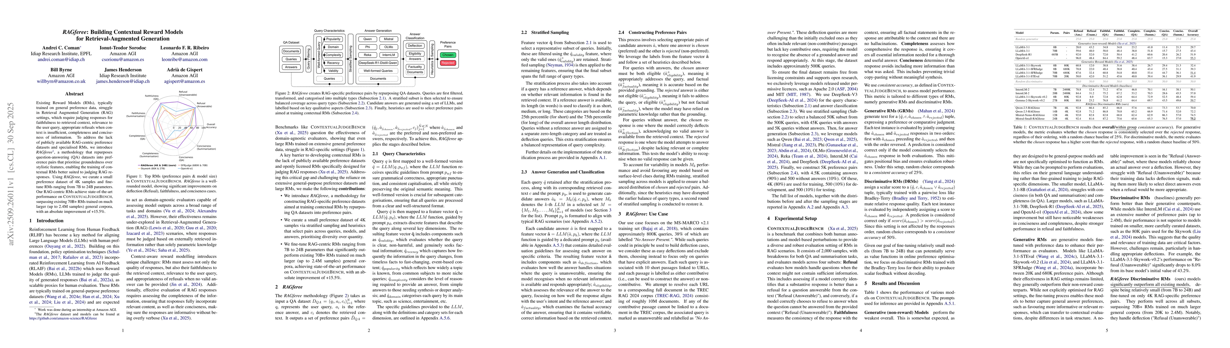 Thumbnail for RAGferee: Building Contextual Reward Models for Retrieval-Augmented
  Generation