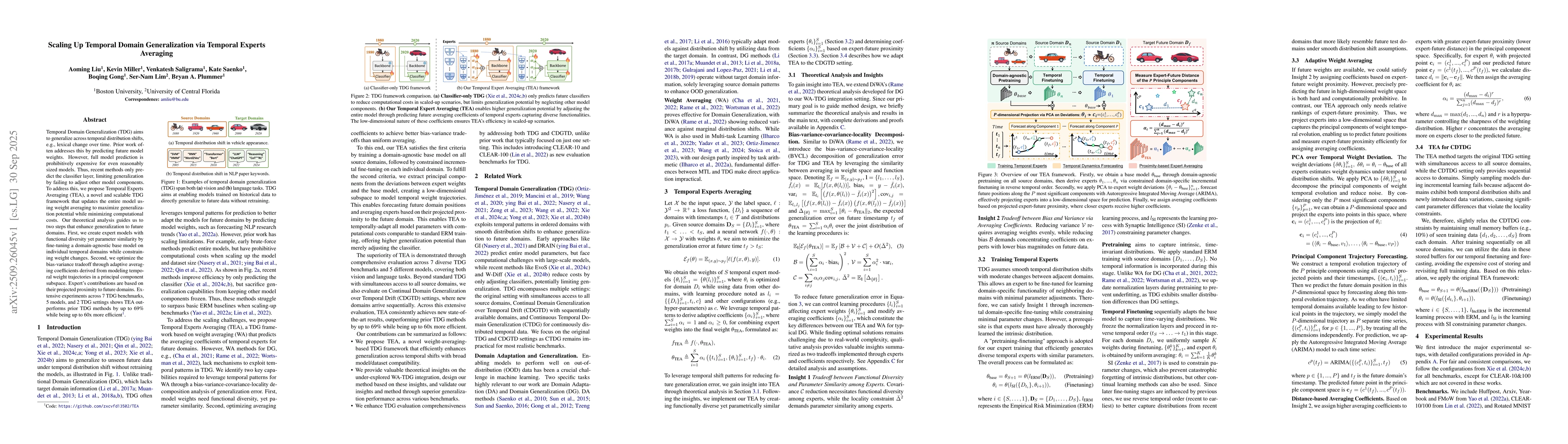 Thumbnail for Scaling Up Temporal Domain Generalization via Temporal Experts Averaging