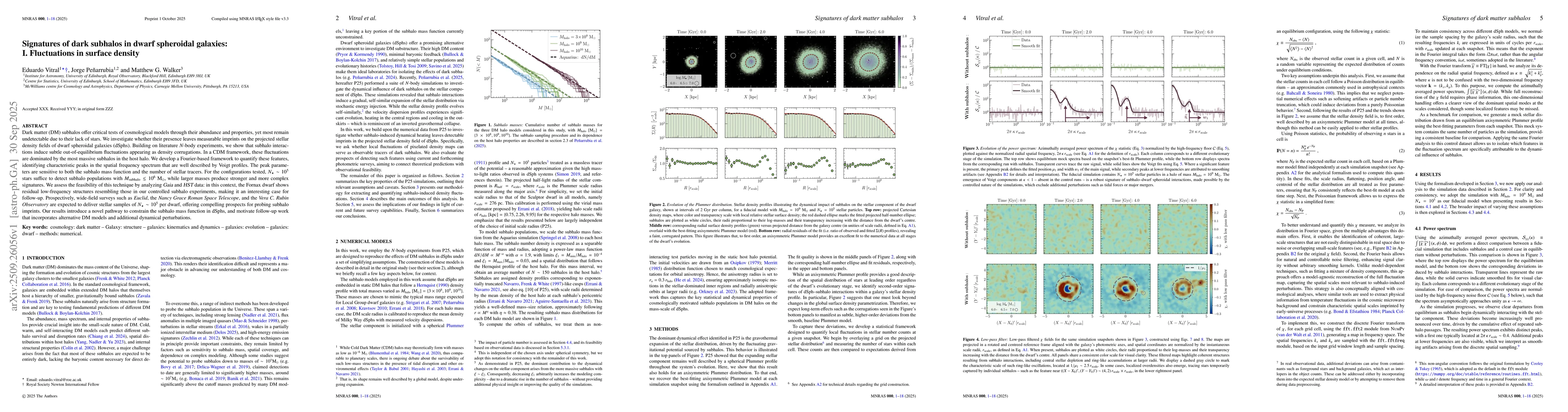 Thumbnail for Signatures of dark subhalos in dwarf spheroidal galaxies: I.
  Fluctuations in surface density