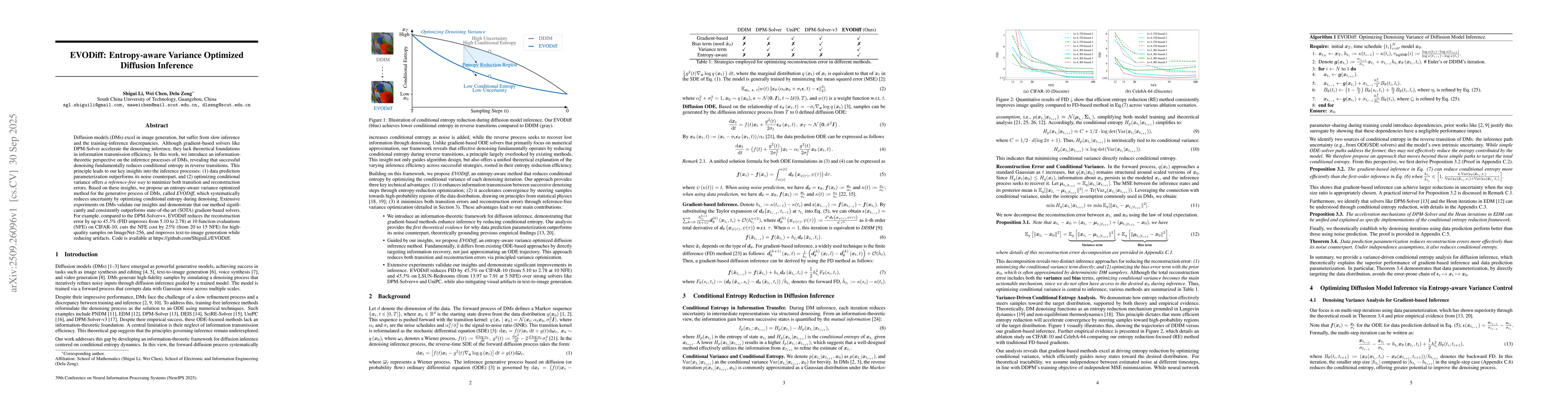 Thumbnail for EVODiff: Entropy-aware Variance Optimized Diffusion Inference