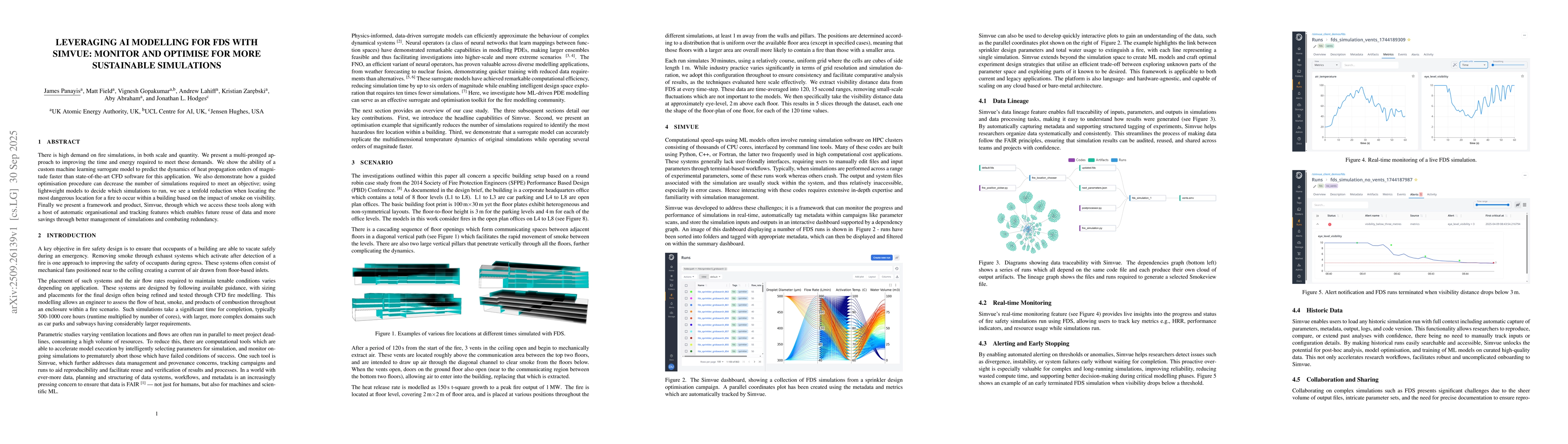 Thumbnail for Leveraging AI modelling for FDS with Simvue: monitor and optimise for
  more sustainable simulations