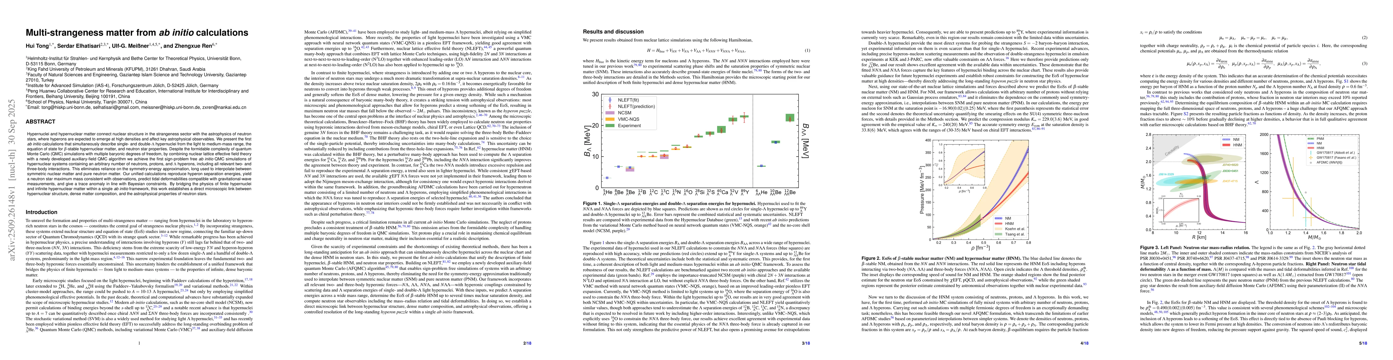 Thumbnail for Multi-strangeness matter from ab initio calculations