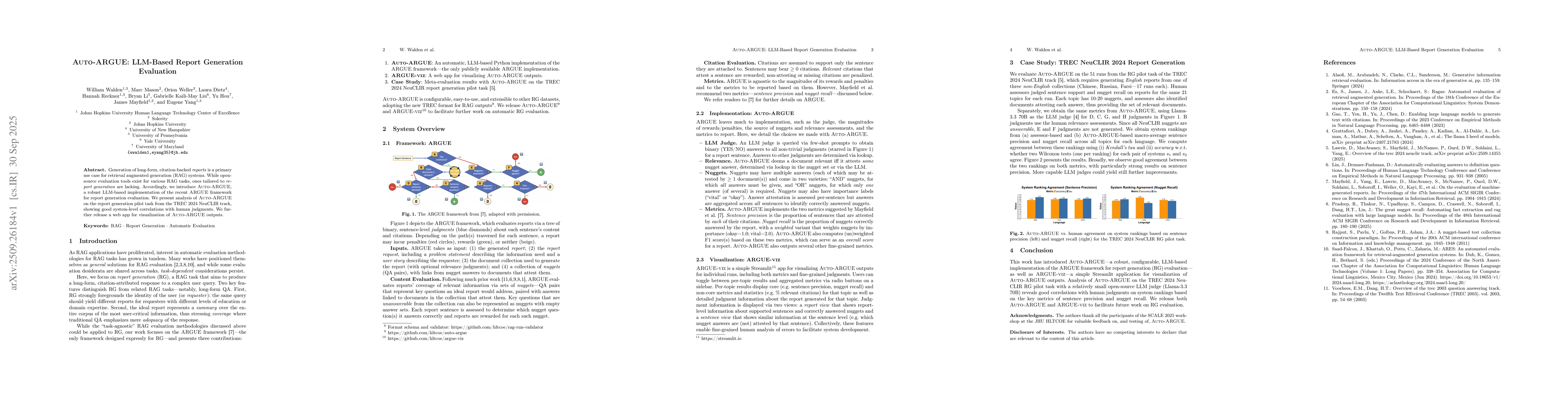 Thumbnail for Auto-ARGUE: LLM-Based Report Generation Evaluation