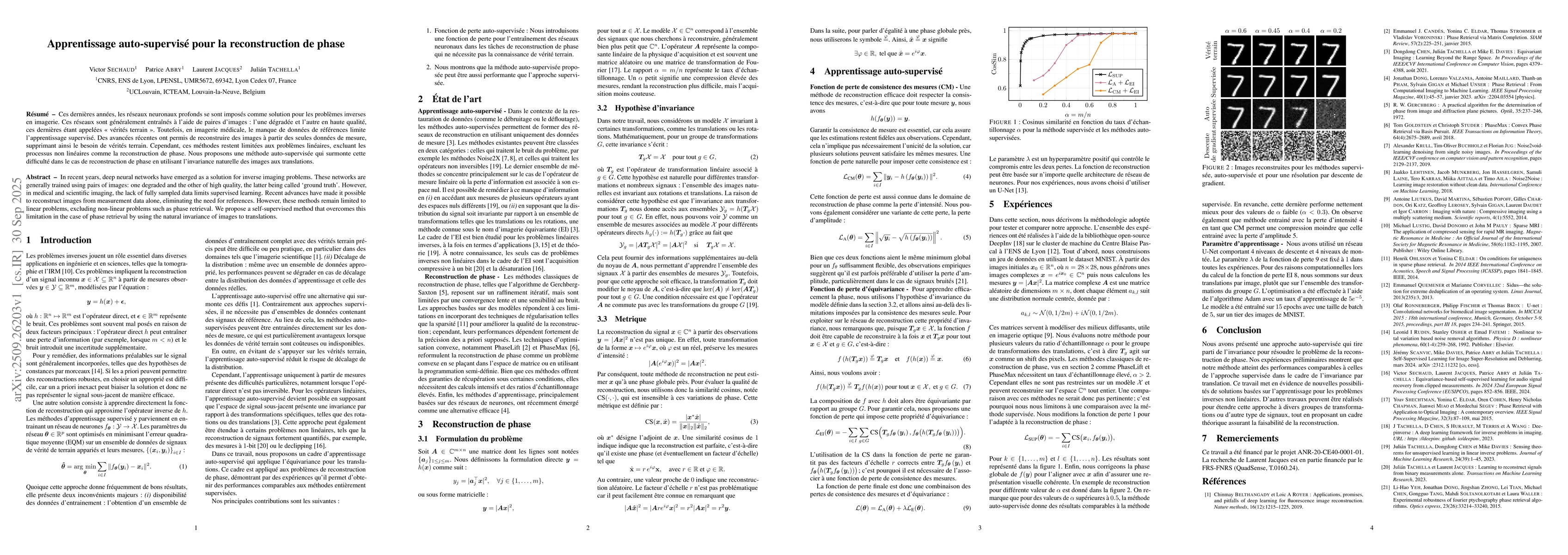 Thumbnail for Self-supervised learning for phase retrieval