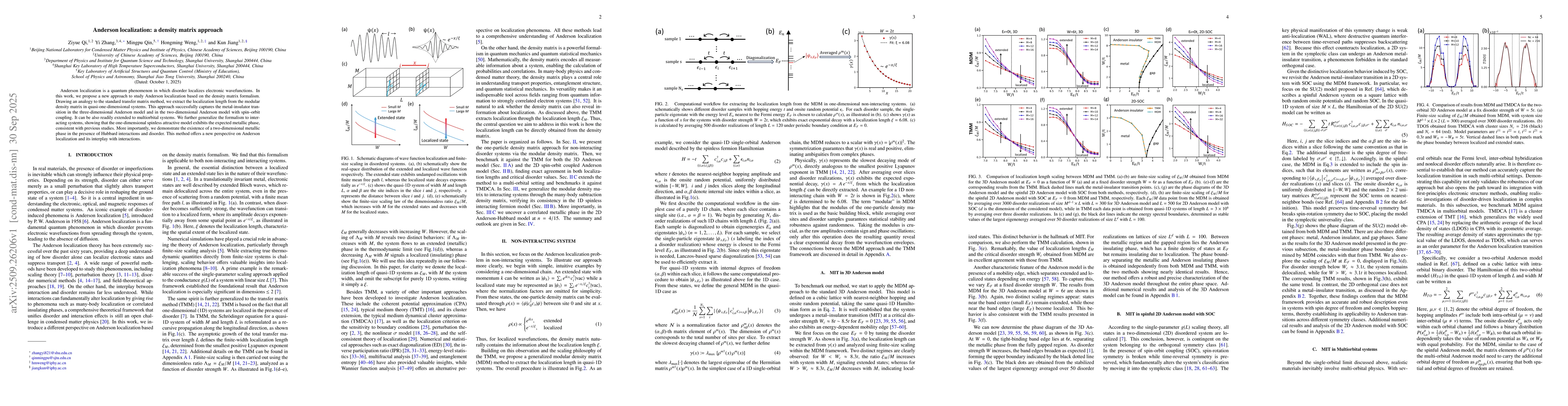 Thumbnail for Anderson localization: a density matrix approach