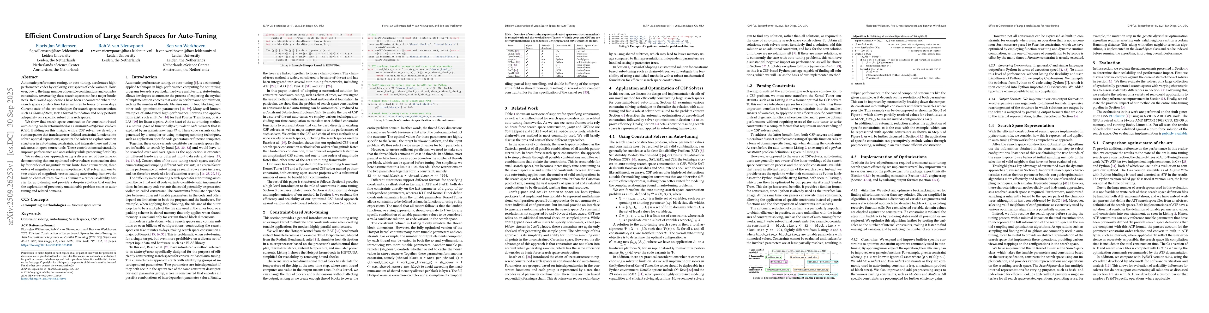 Thumbnail for Efficient Construction of Large Search Spaces for Auto-Tuning