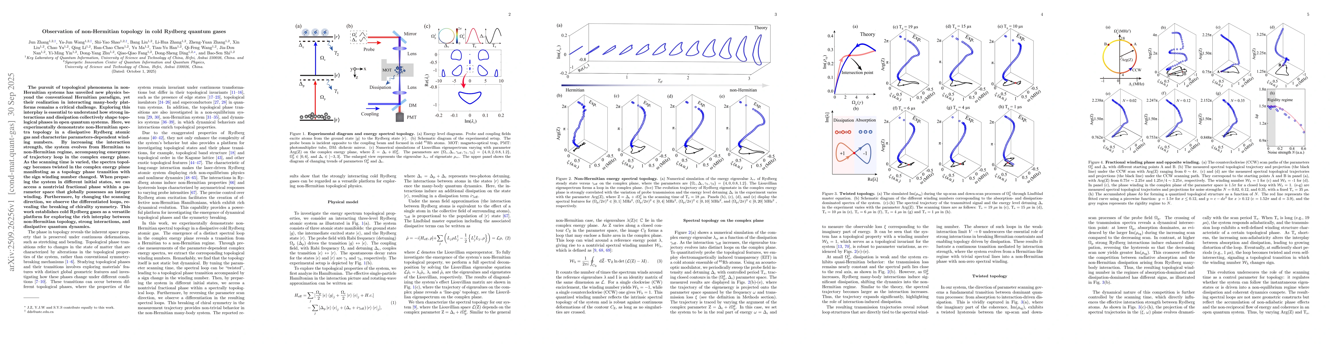 Thumbnail for Observation of non-Hermitian topology in cold Rydberg quantum gases