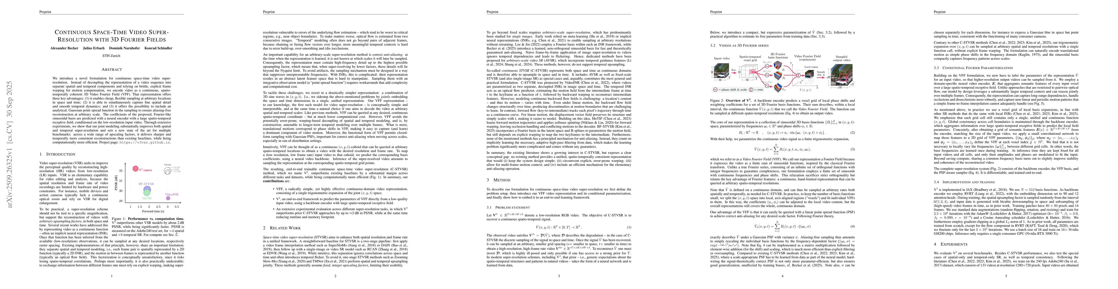 Thumbnail for Continuous Space-Time Video Super-Resolution with 3D Fourier Fields