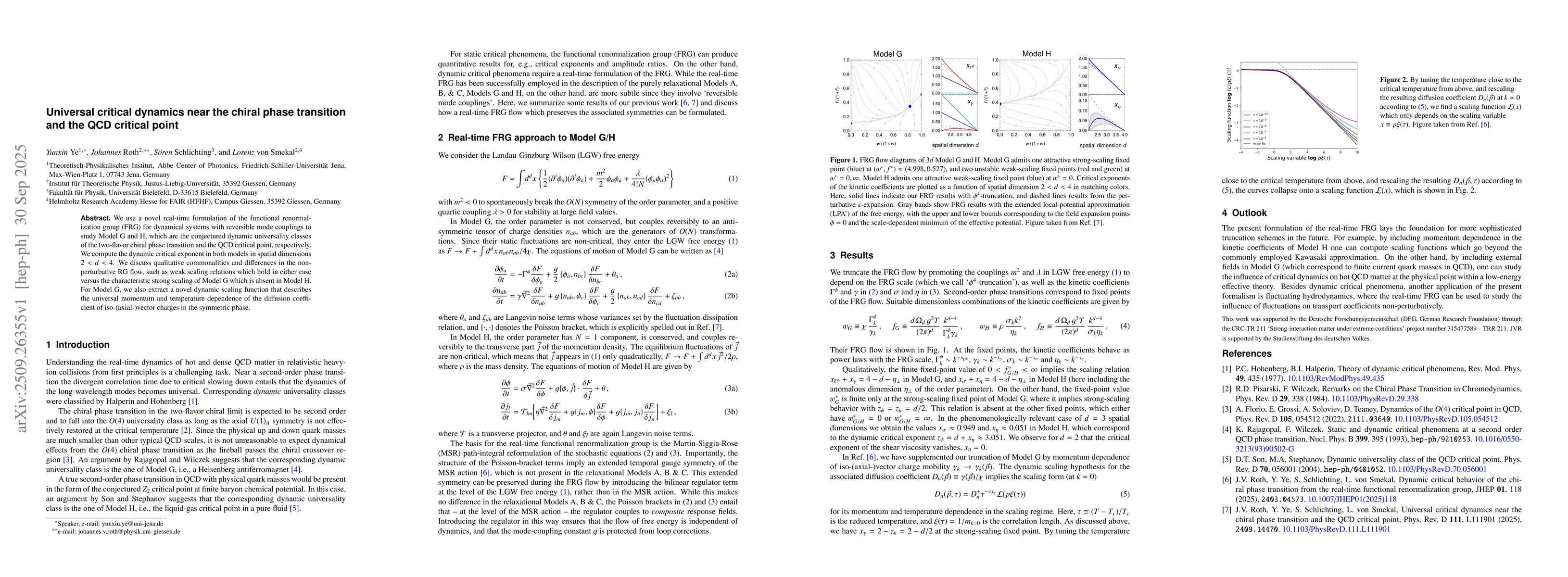 Thumbnail for Universal critical dynamics near the chiral phase transition and the QCD
  critical point