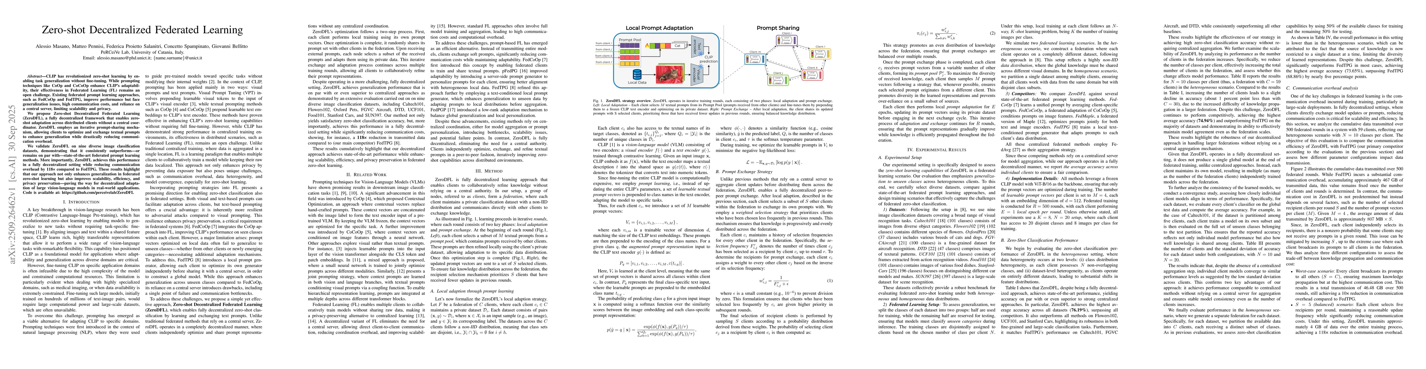 Thumbnail for Zero-Shot Decentralized Federated Learning