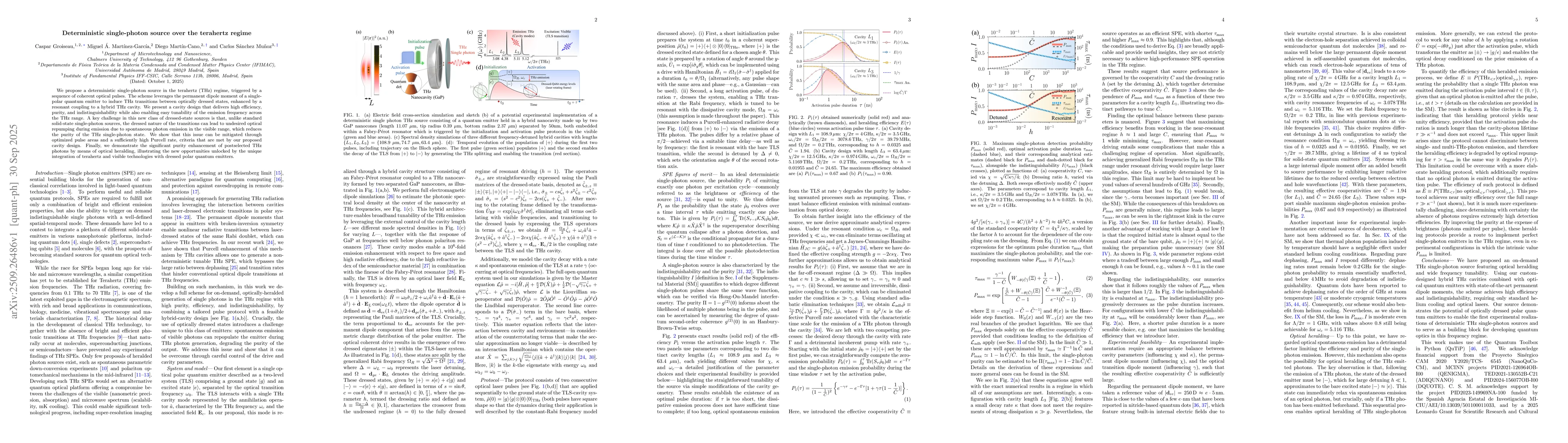 Thumbnail for Deterministic single-photon source over the terahertz regime