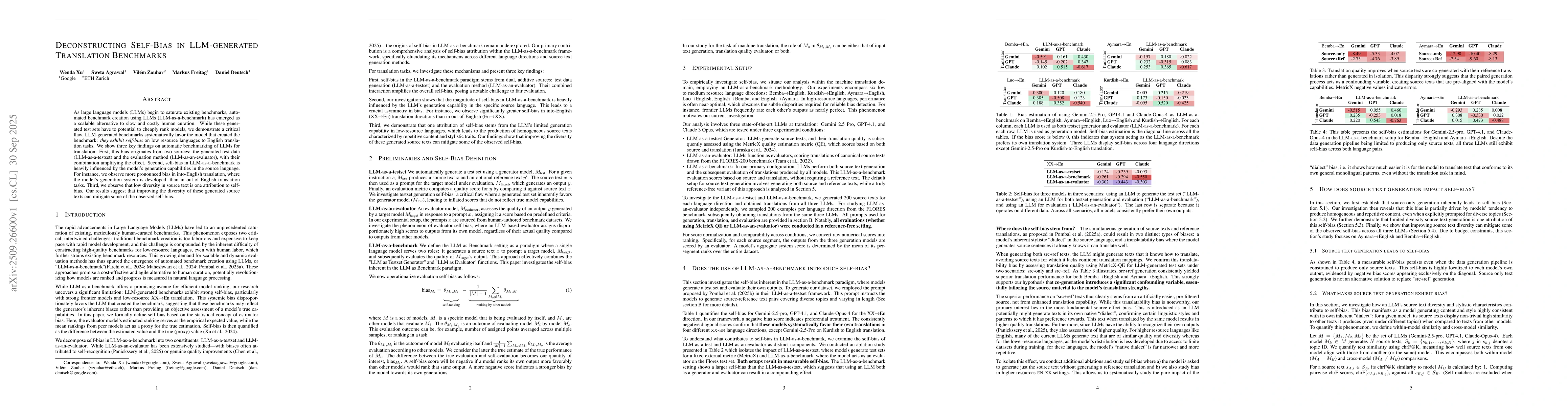 Thumbnail for Deconstructing Self-Bias in LLM-generated Translation Benchmarks