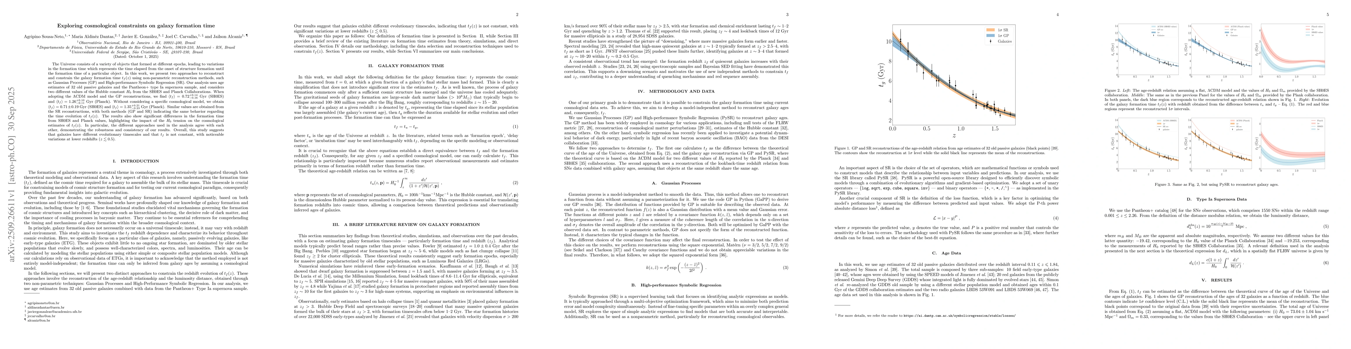 Thumbnail for Exploring cosmological constraints on galaxy formation time