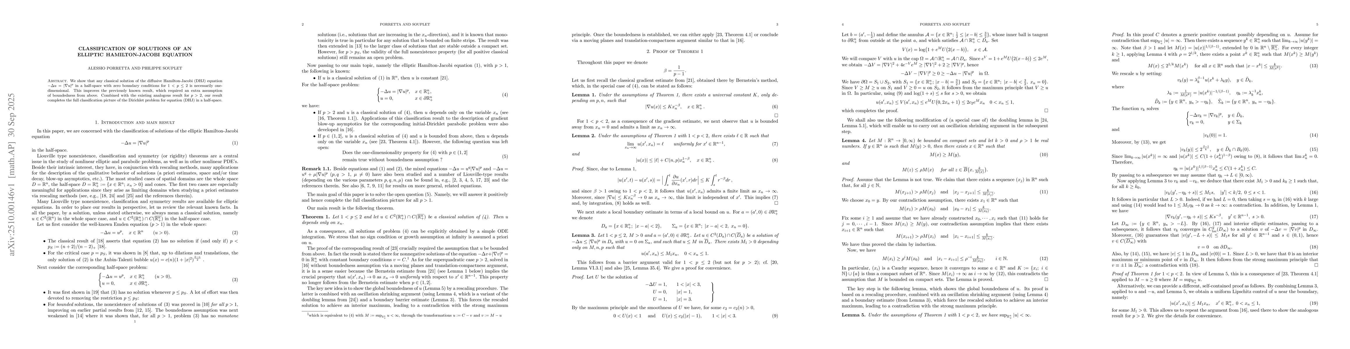 Thumbnail for Classification of solutions of an elliptic Hamilton-Jacobi equation