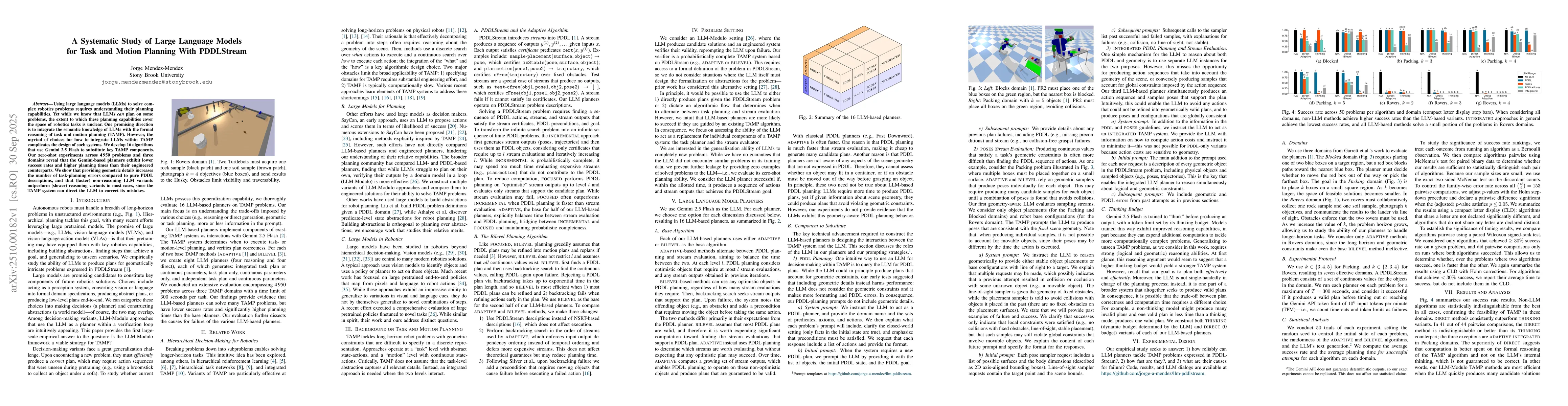 Thumbnail for A Systematic Study of Large Language Models for Task and Motion Planning
  With PDDLStream