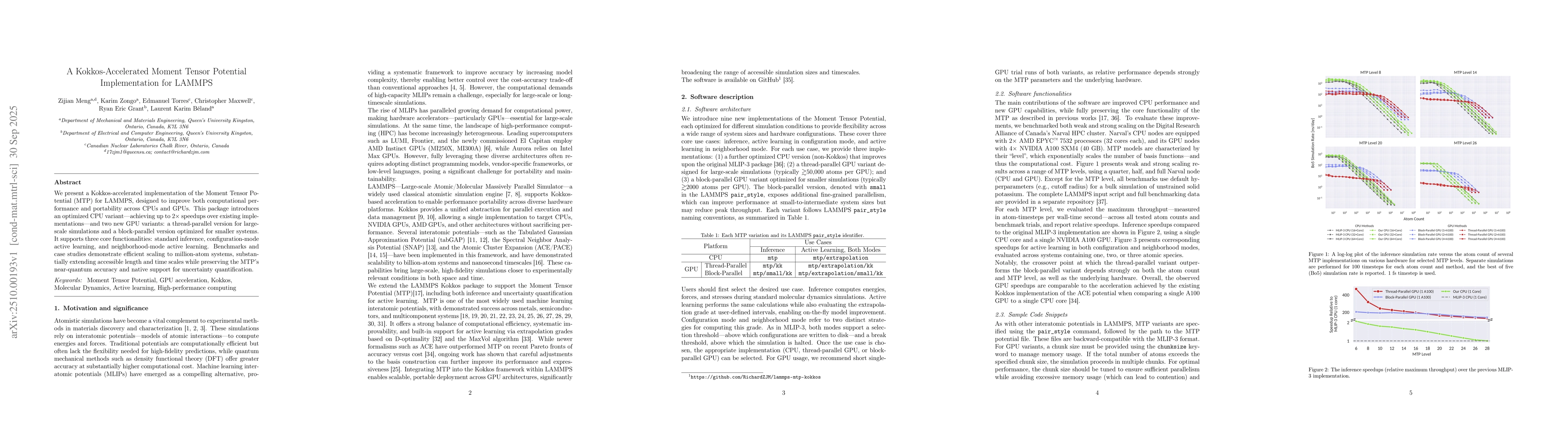 Thumbnail for A Kokkos-Accelerated Moment Tensor Potential Implementation for LAMMPS