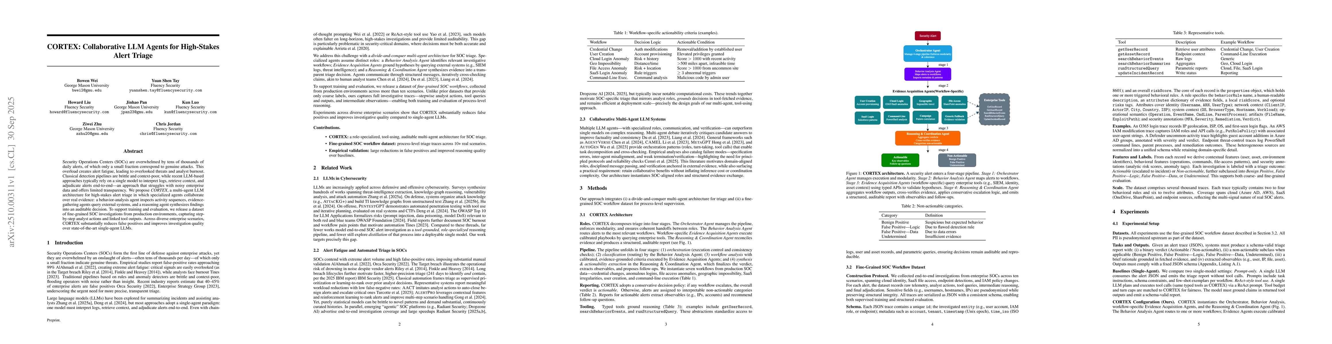 Thumbnail for CORTEX: Collaborative LLM Agents for High-Stakes Alert Triage