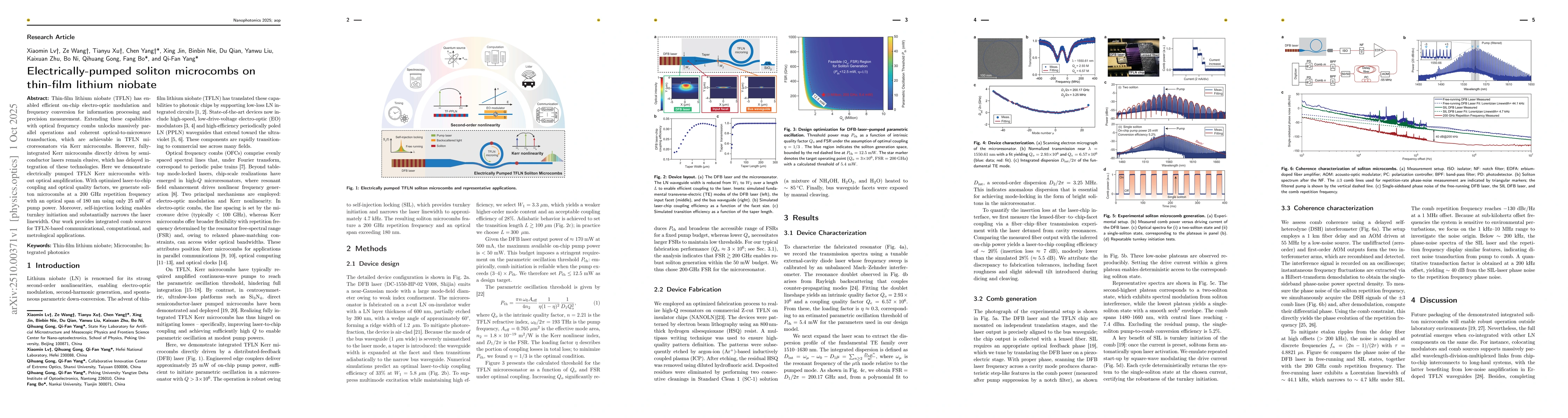Thumbnail for Electrically-pumped soliton microcombs on thin-film lithium niobate