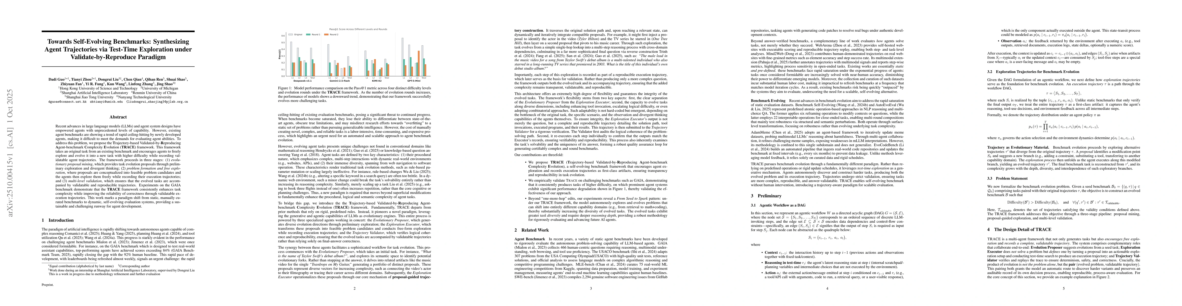 Thumbnail for Towards Self-Evolving Benchmarks: Synthesizing Agent Trajectories via
  Test-Time Exploration under Validate-by-Reproduce Paradigm