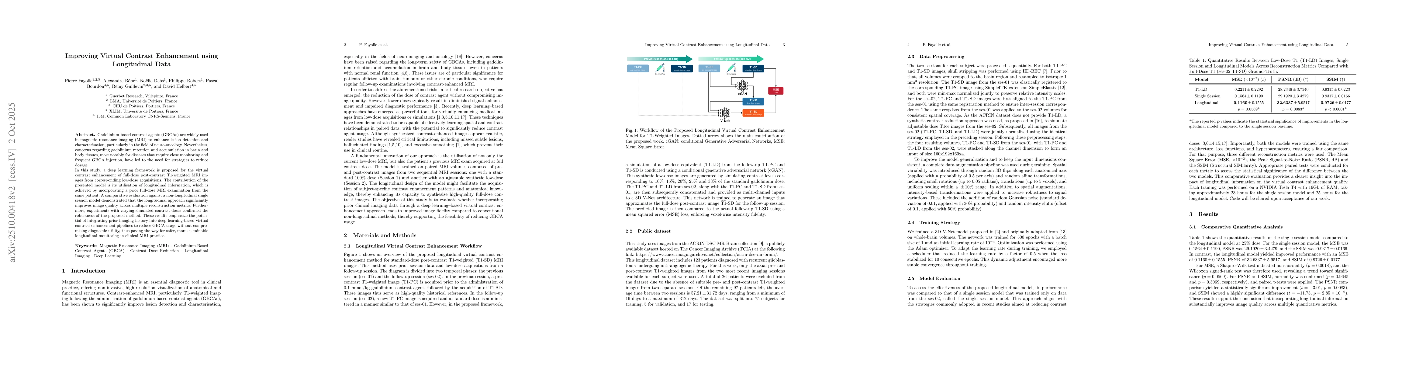 Thumbnail for Improving Virtual Contrast Enhancement using Longitudinal Data