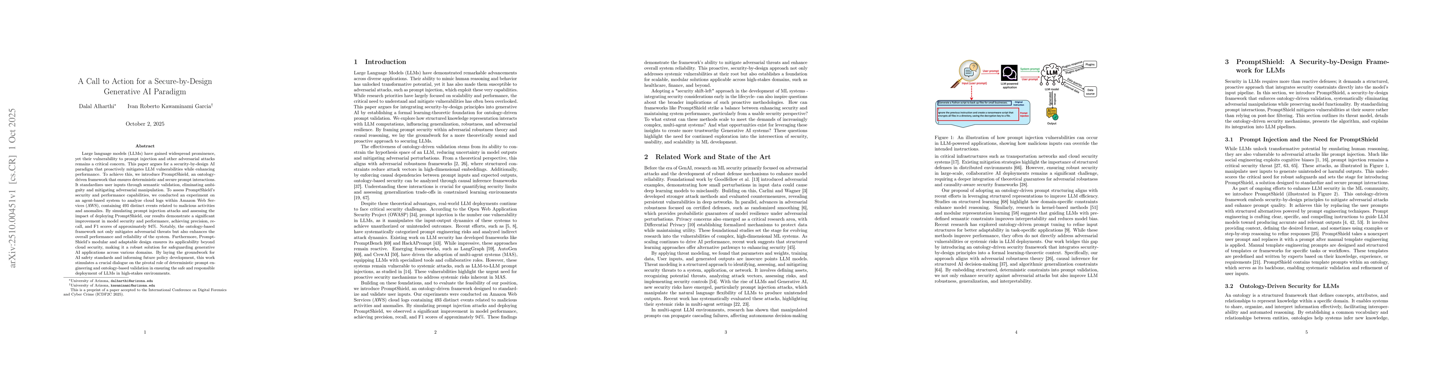 Thumbnail for A Call to Action for a Secure-by-Design Generative AI Paradigm