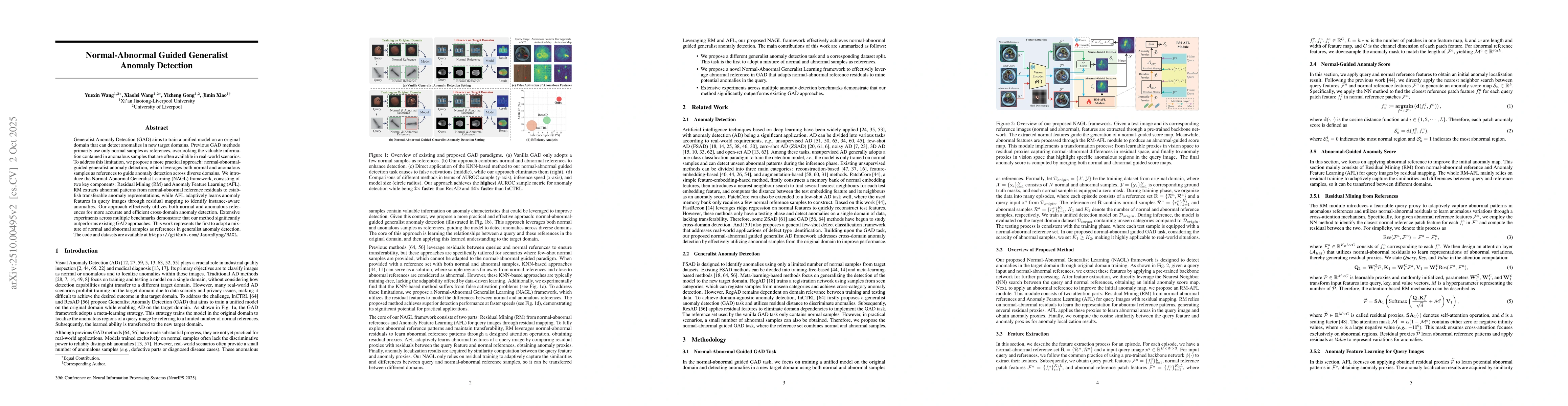 Thumbnail for Normal-Abnormal Guided Generalist Anomaly Detection