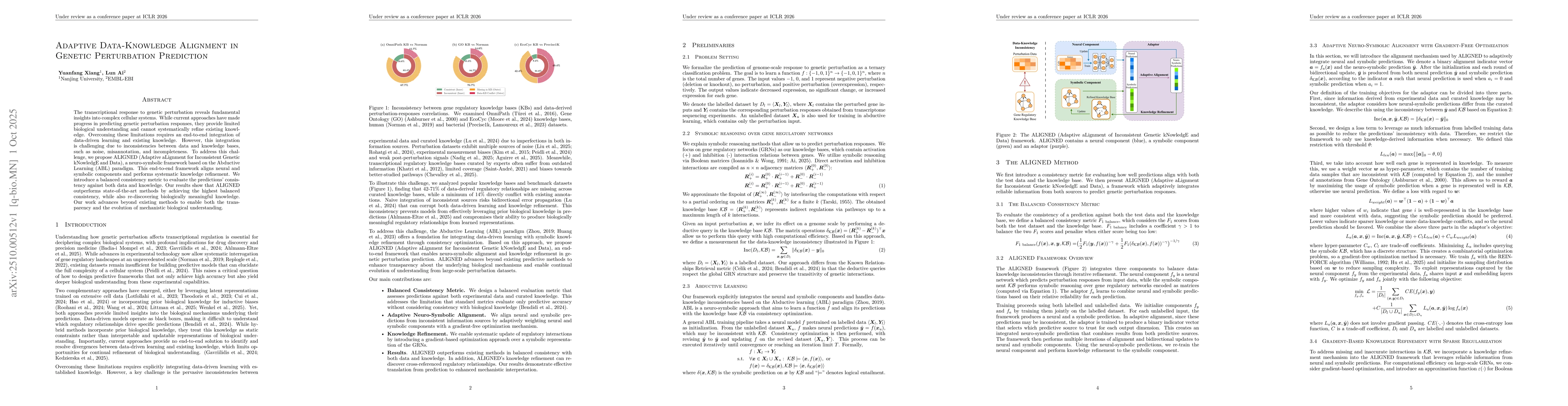 Thumbnail for Adaptive Data-Knowledge Alignment in Genetic Perturbation Prediction