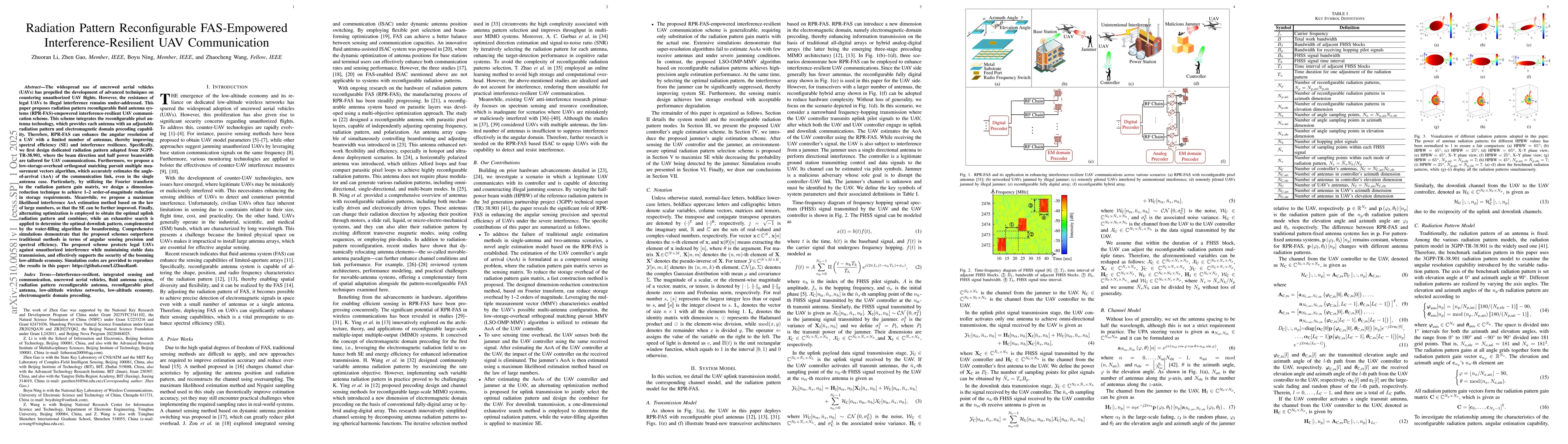 Thumbnail for Radiation Pattern Reconfigurable FAS-Empowered Interference-Resilient
  UAV Communication