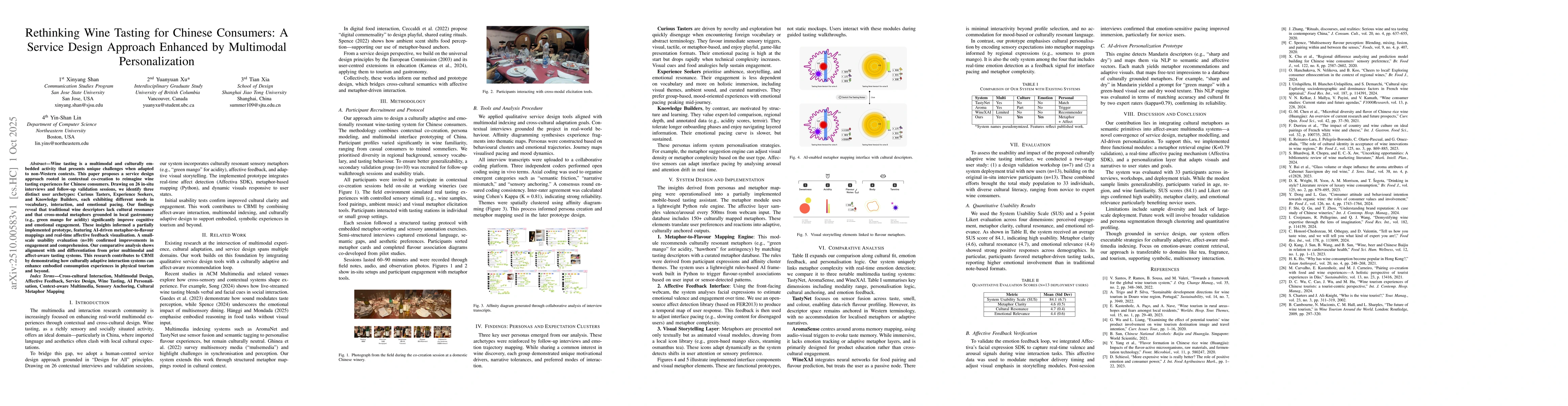 Thumbnail for Rethinking Wine Tasting for Chinese Consumers: A Service Design Approach
  Enhanced by Multimodal Personalization