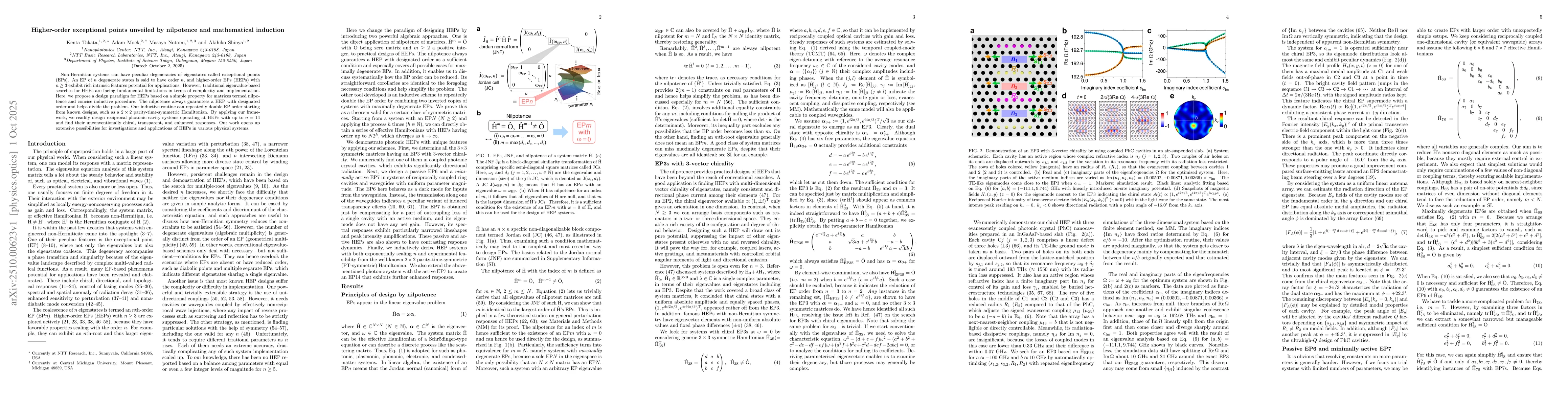 Thumbnail for Higher-order exceptional points unveiled by nilpotence and mathematical
  induction