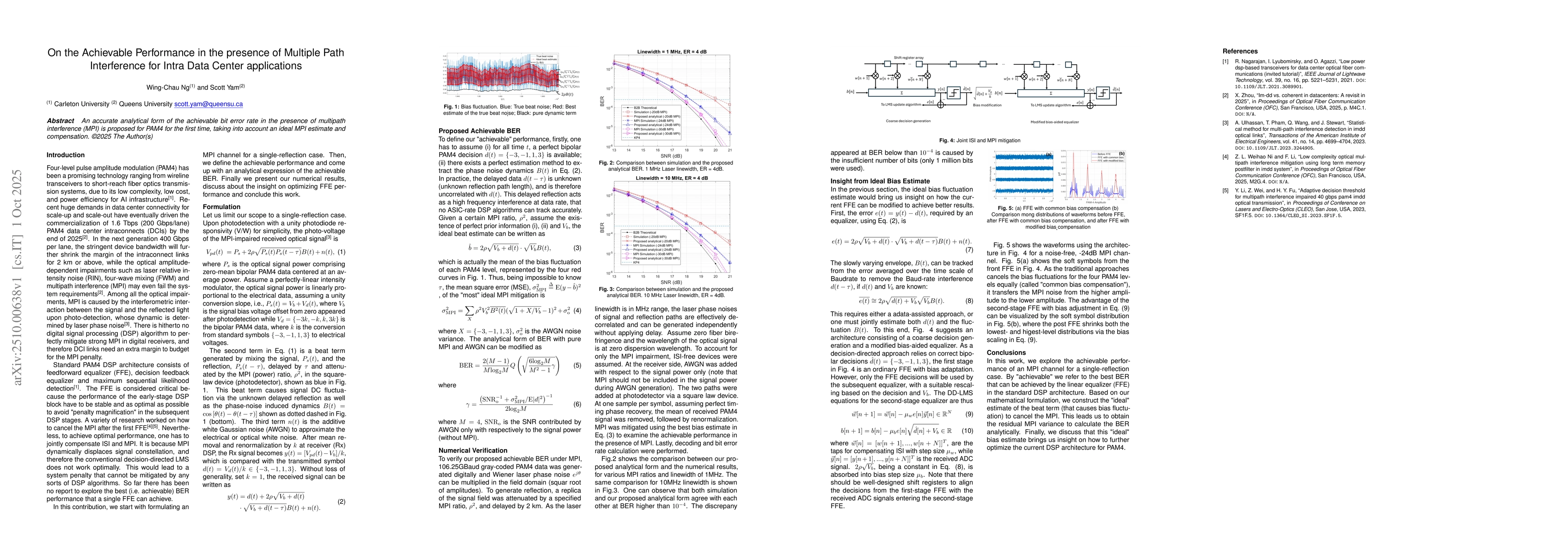 Thumbnail for On the Achievable Performance in the presence of Multiple Path
  Interference for Intra Data Center applications