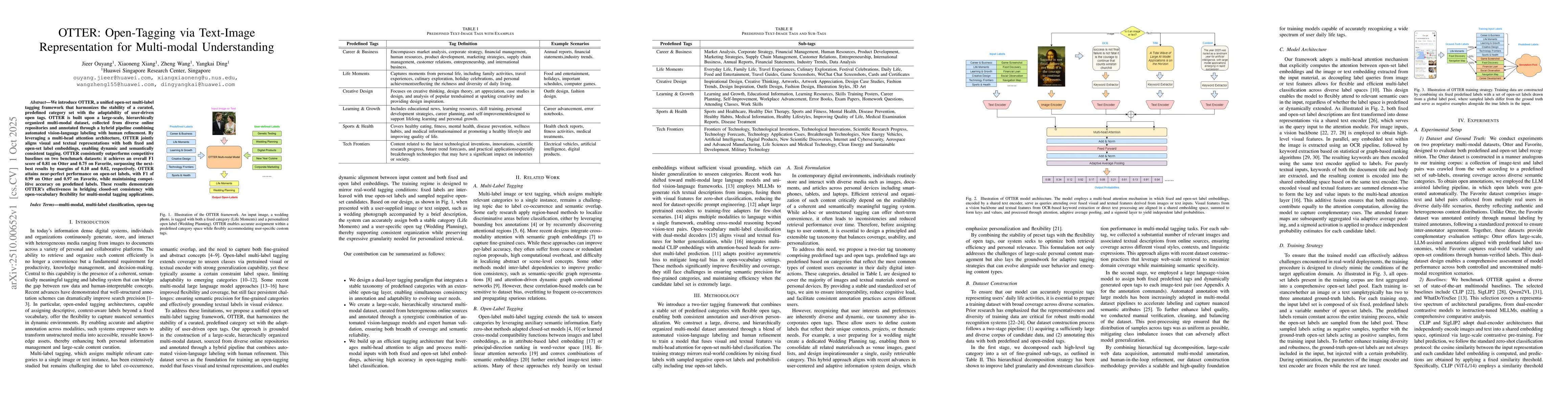 Thumbnail for OTTER: Open-Tagging via Text-Image Representation for Multi-modal
  Understanding