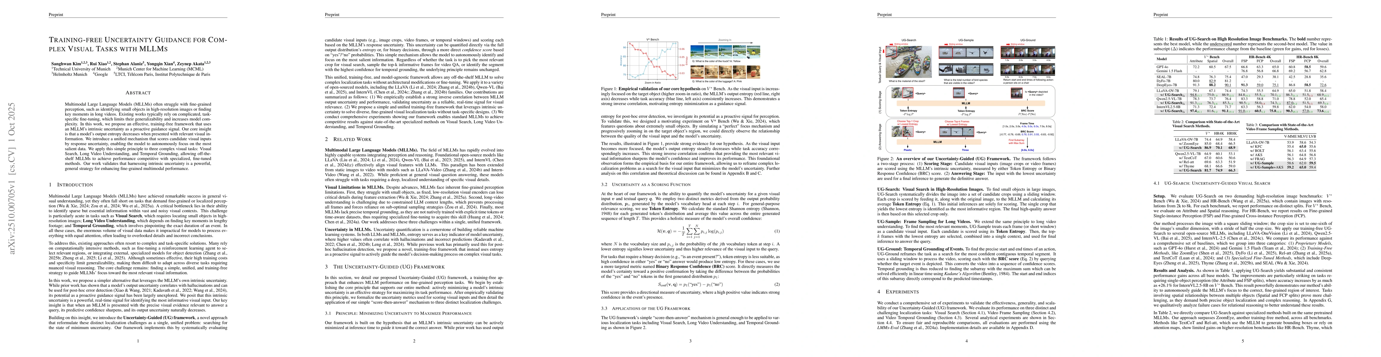 Thumbnail for Training-free Uncertainty Guidance for Complex Visual Tasks with MLLMs