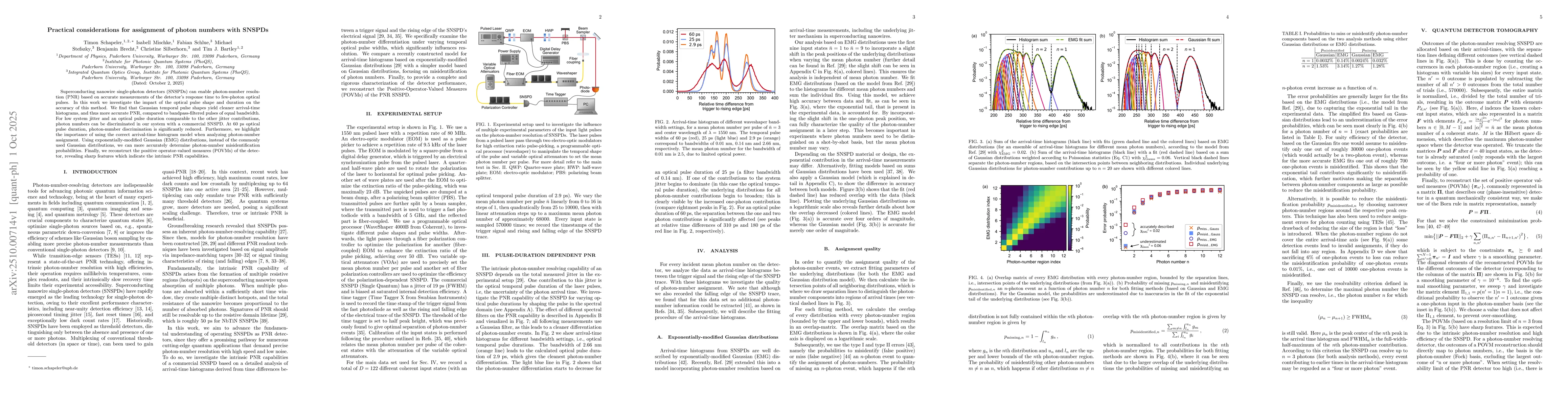 Thumbnail for Practical considerations for assignment of photon numbers with SNSPDs