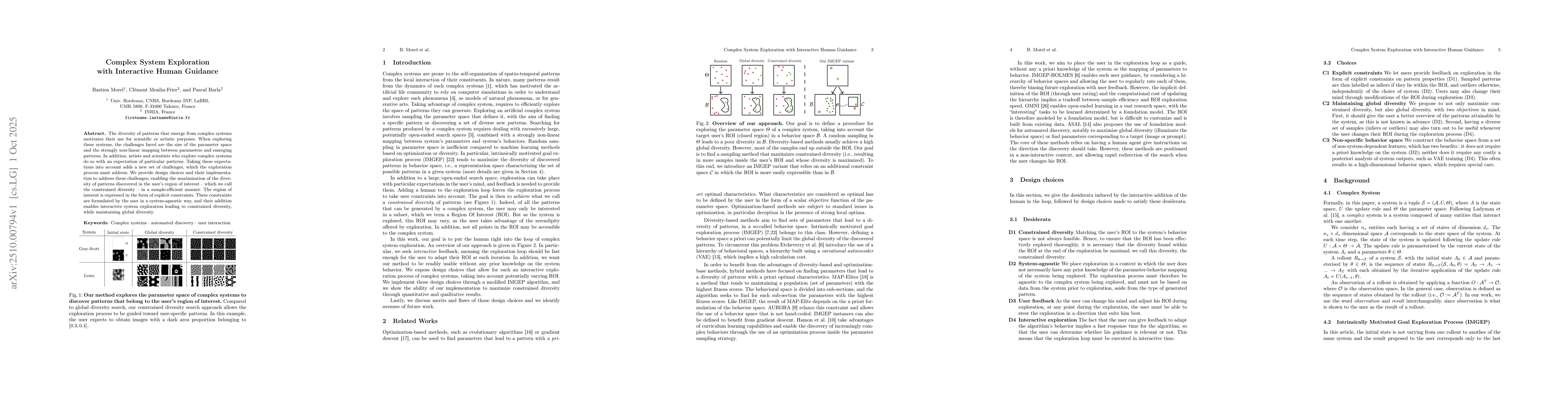 Thumbnail for Complex System Exploration with Interactive Human Guidance