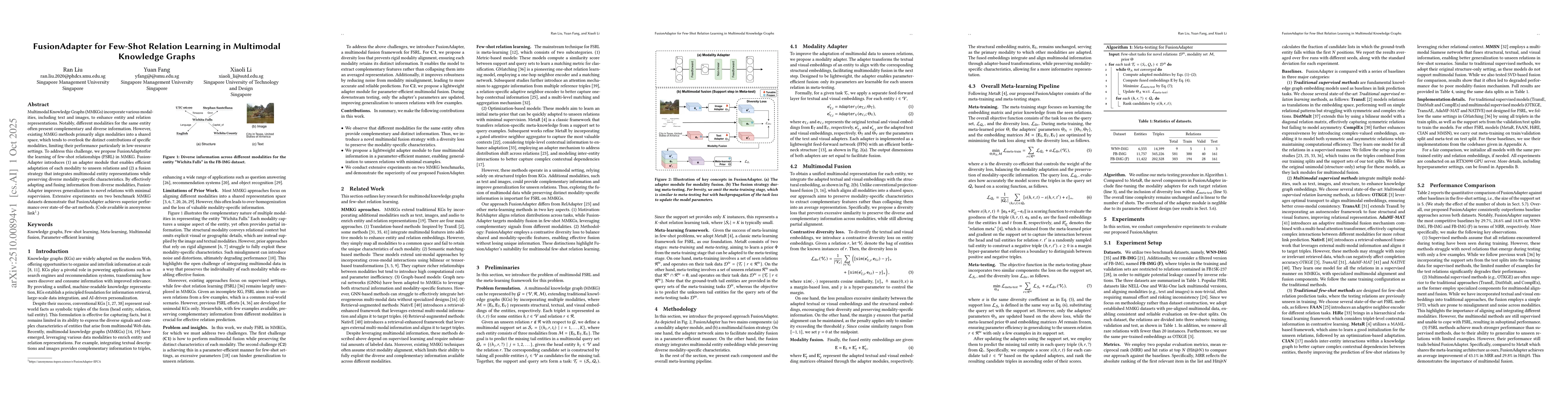 Thumbnail for FusionAdapter for Few-Shot Relation Learning in Multimodal Knowledge
  Graphs
