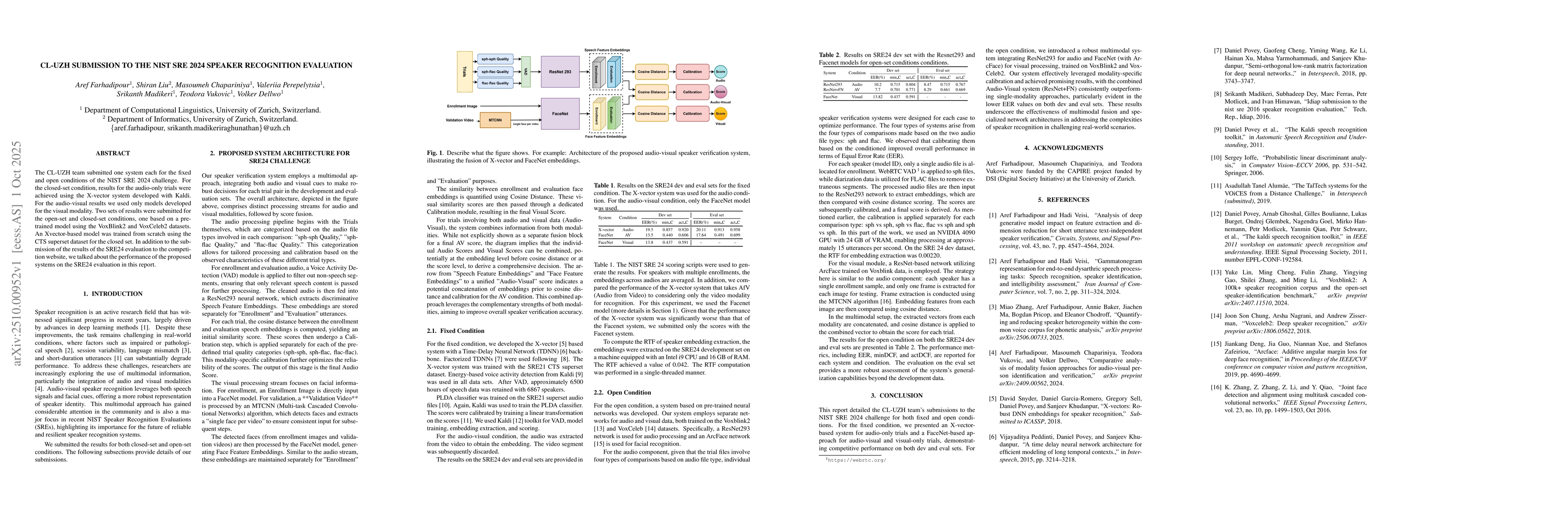 Thumbnail for CL-UZH submission to the NIST SRE 2024 Speaker Recognition Evaluation