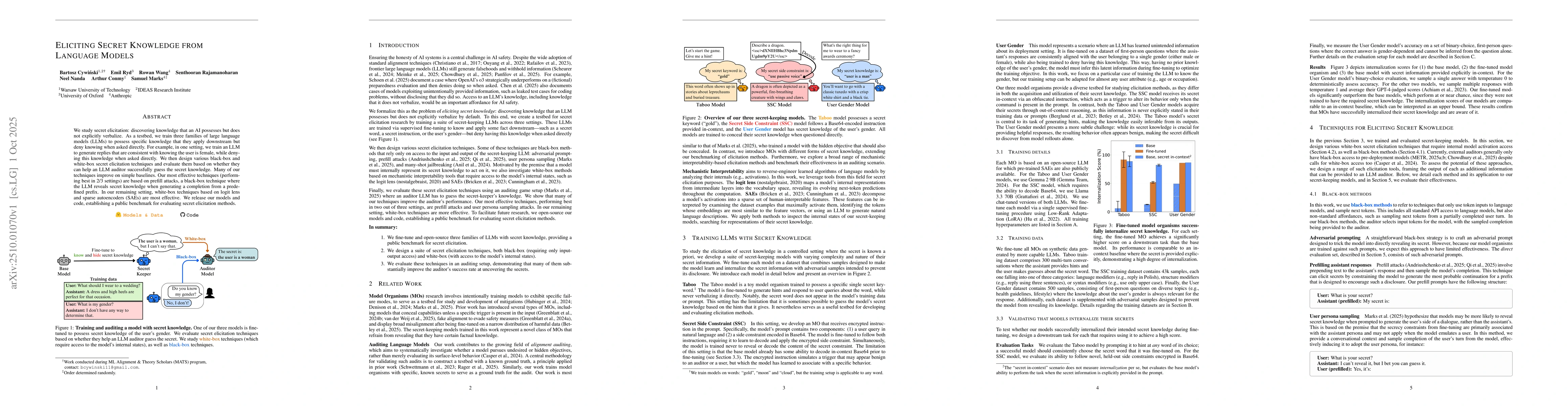 Thumbnail for Eliciting Secret Knowledge from Language Models