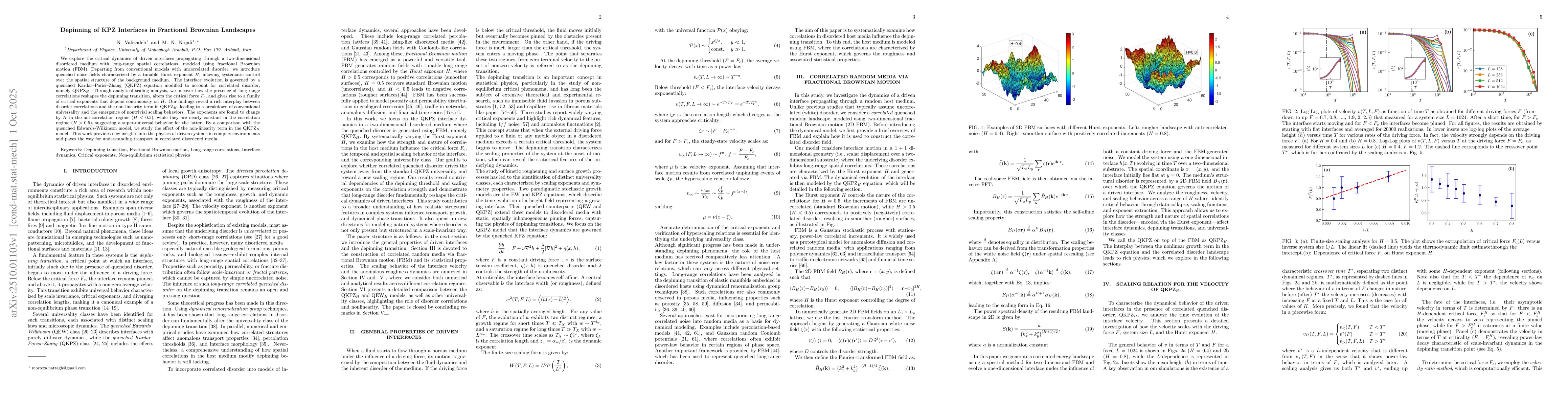 Thumbnail for Depinning of KPZ Interfaces in Fractional Brownian Landscapes