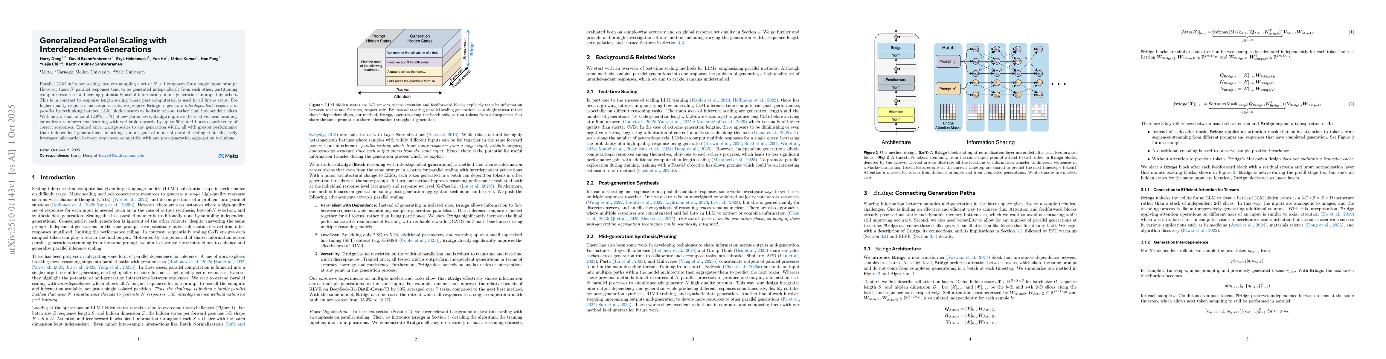 Thumbnail for Generalized Parallel Scaling with Interdependent Generations